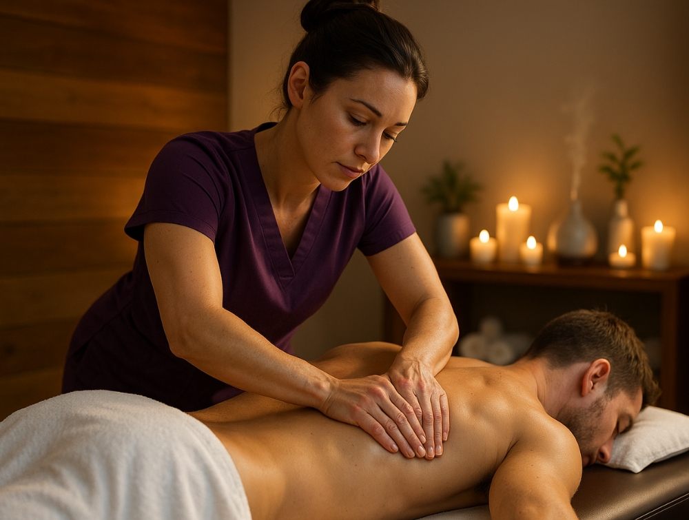 Female to Male Massage service at home 