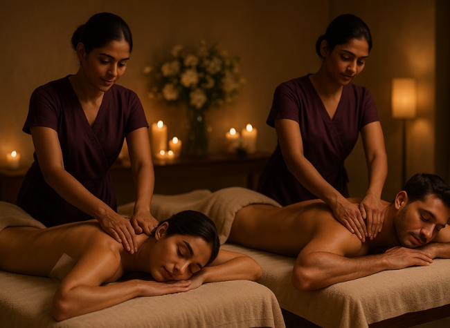 couple massage Home Spa for couples